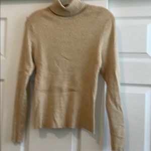 Like new gold shimmer turtleneck